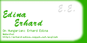 edina erhard business card